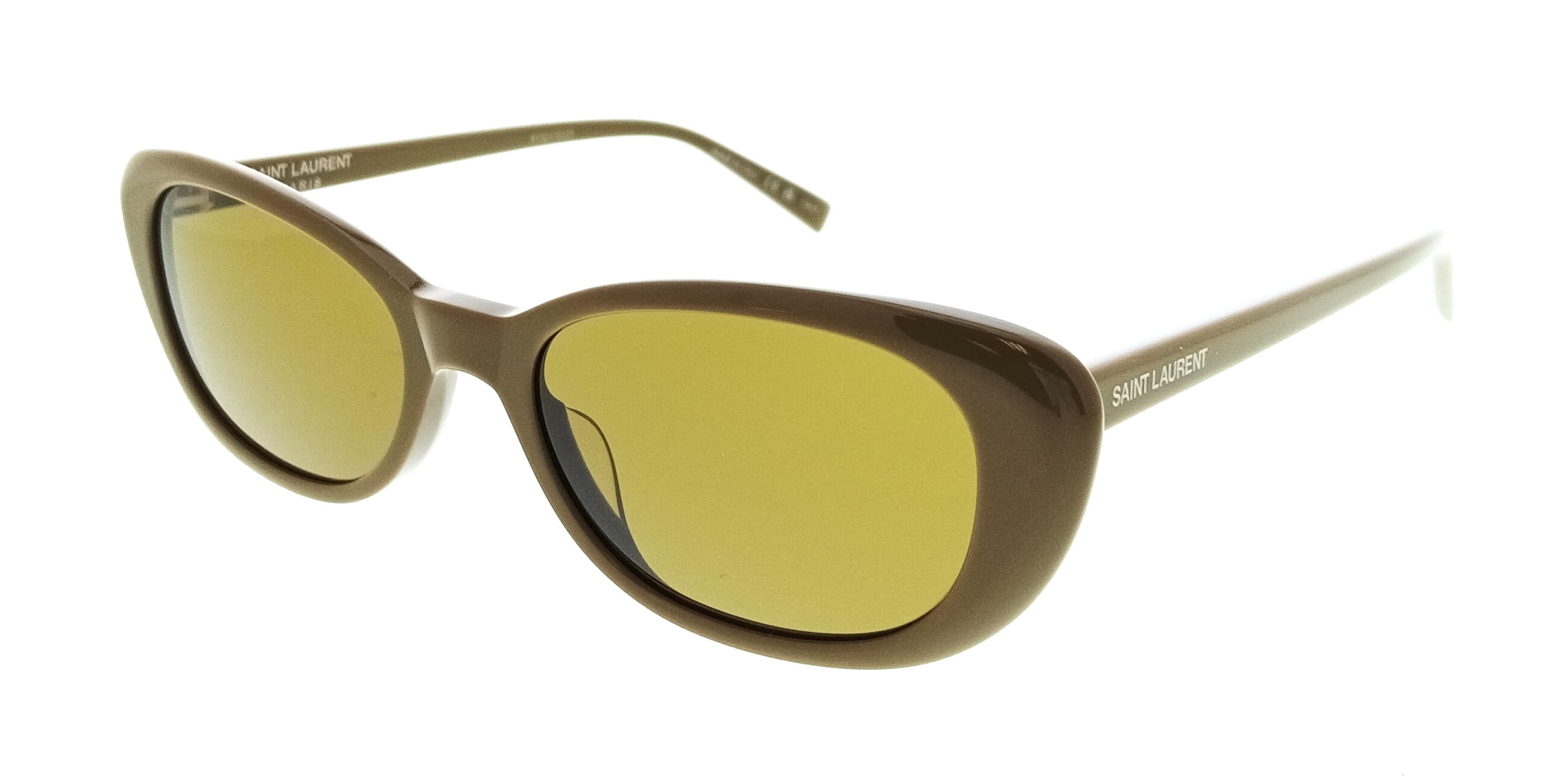 Saint Laurent SL 822-003 Brown Oval Womens Sunglasses