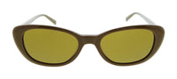 Saint Laurent SL 822-003 Brown Oval Womens Sunglasses
