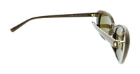 Saint Laurent SL 822-003 Brown Oval Womens Sunglasses