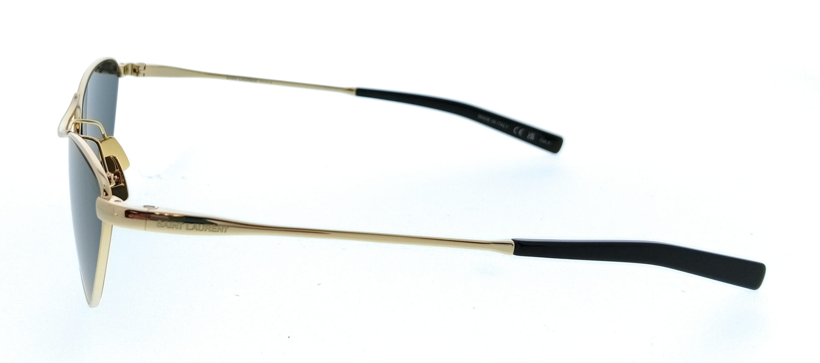 Saint Laurent SL 830-002 Gold Cat Eye Womens Sunglasses