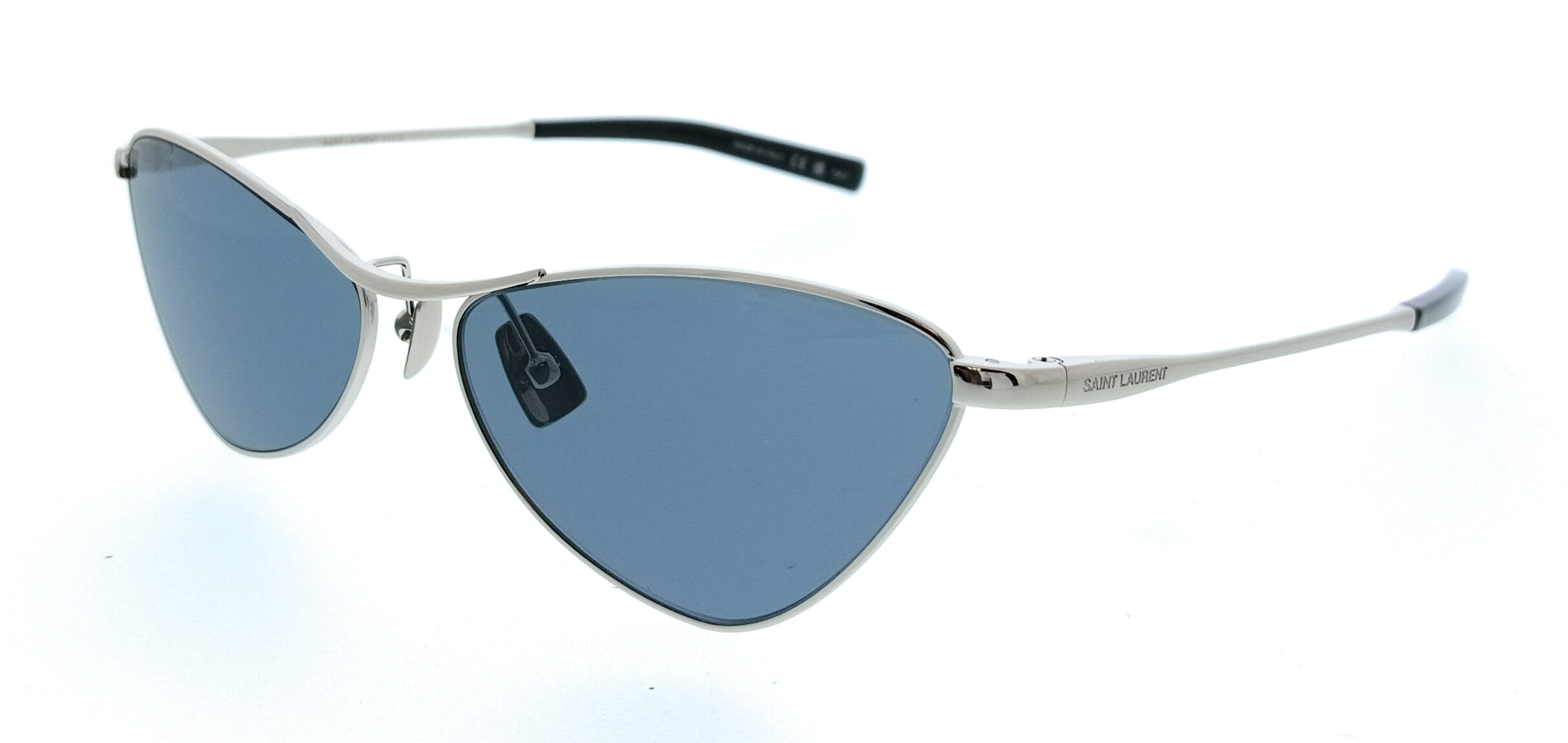 Saint Laurent SL 830-003 Silver Cat Eye Womens Sunglasses