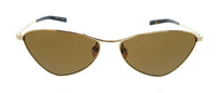 Saint Laurent SL 830-004 Gold Brown Cat Eye Womens Sunglasses