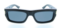 Saint Laurent SL 837-001 Black Rectangle Mens Sunglasses