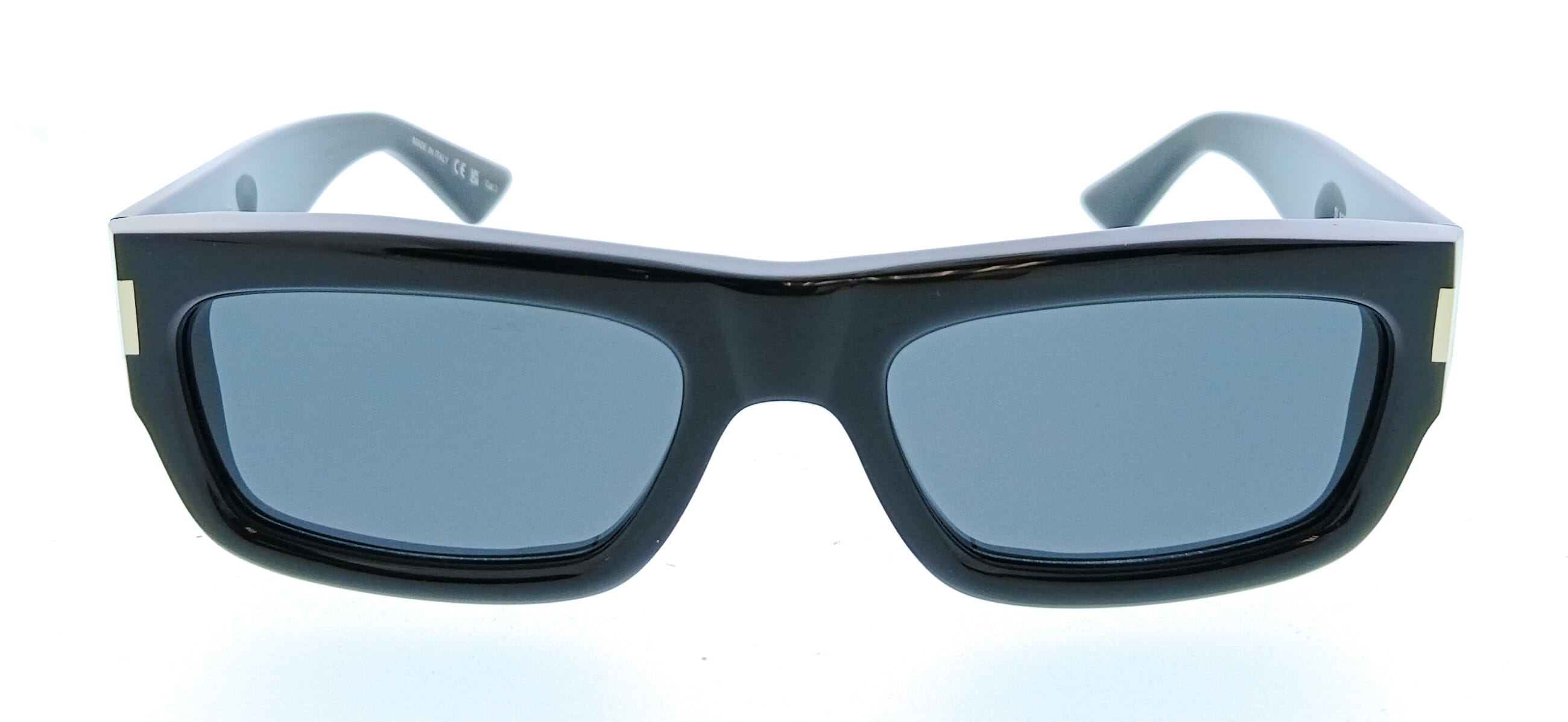 Saint Laurent SL 837-001 Black Rectangle Mens Sunglasses