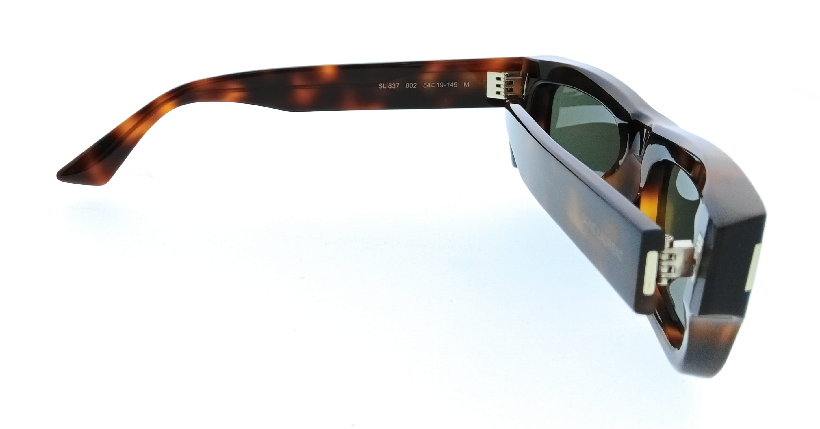 Saint Laurent SL 837-002 Havana Rectangle Mens Sunglasses