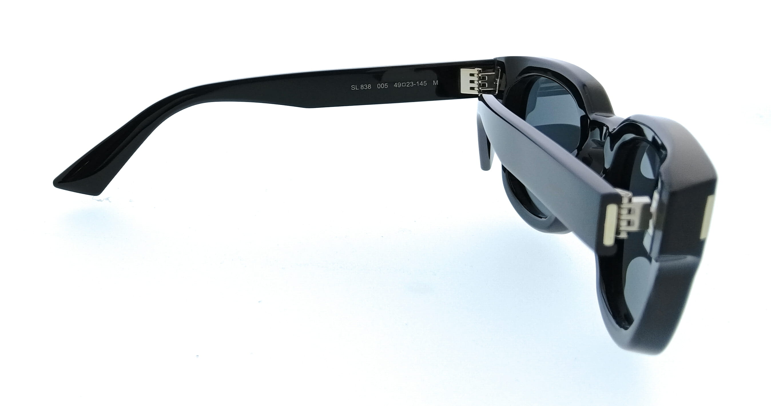 Saint Laurent SL 838-005 Black Square Mens Sunglasses