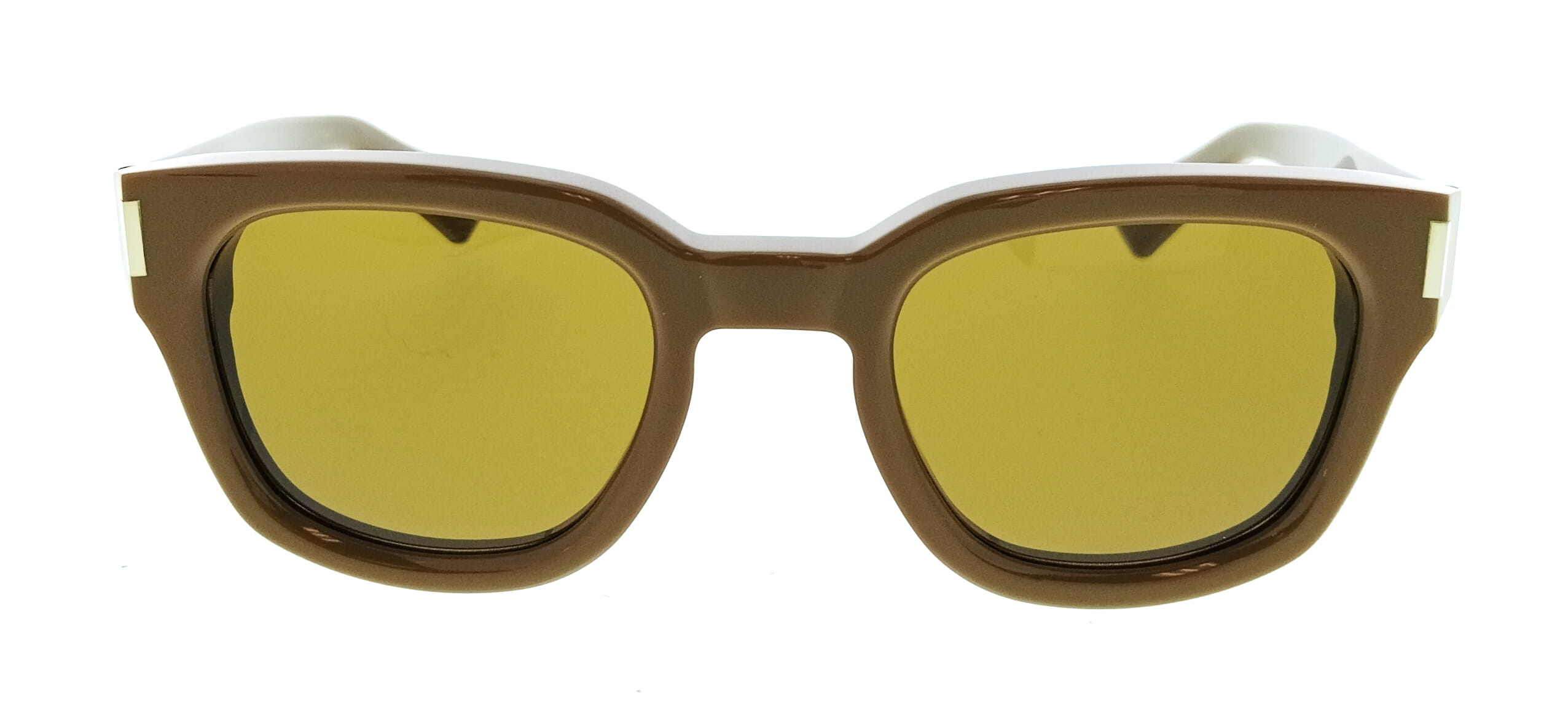 Saint Laurent SL 838-007 Brown Square Mens Sunglasses