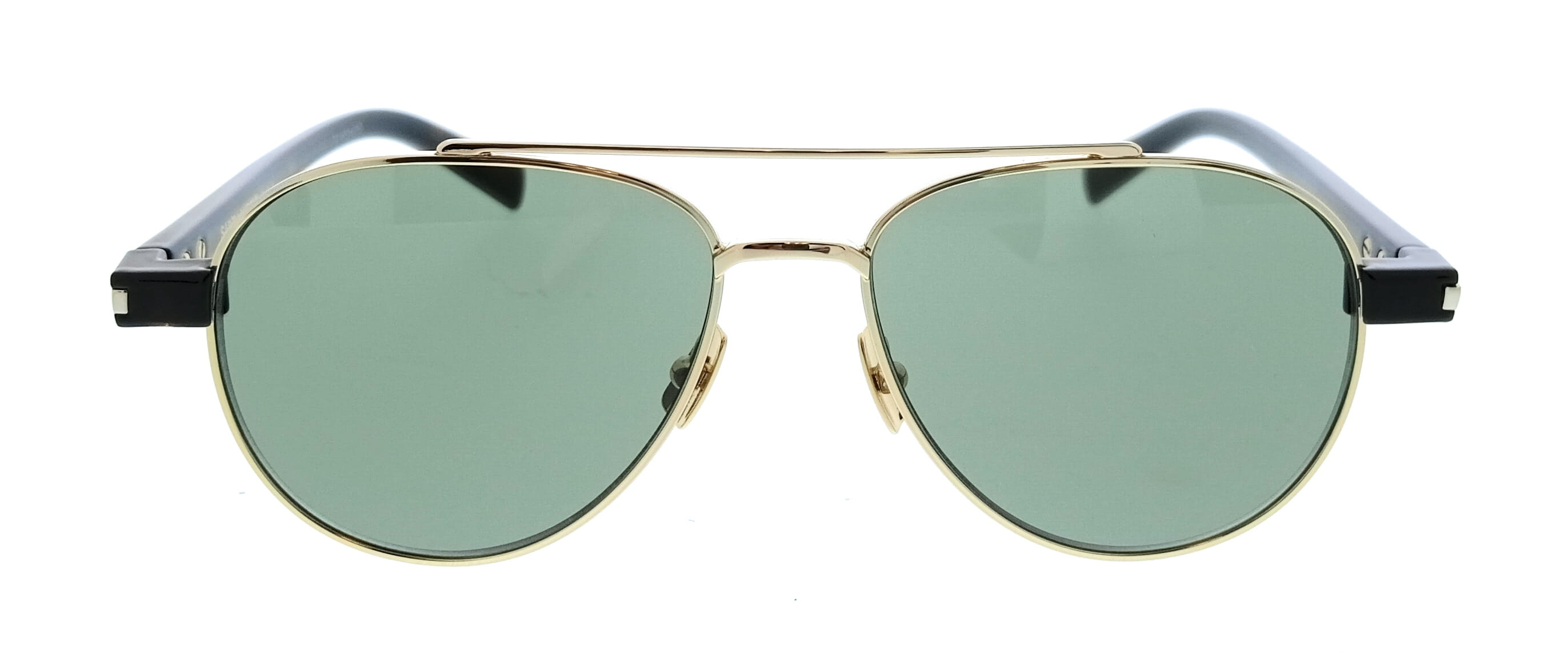 Saint Laurent SL 843-003 Gold Aviator Mens Sunglasses