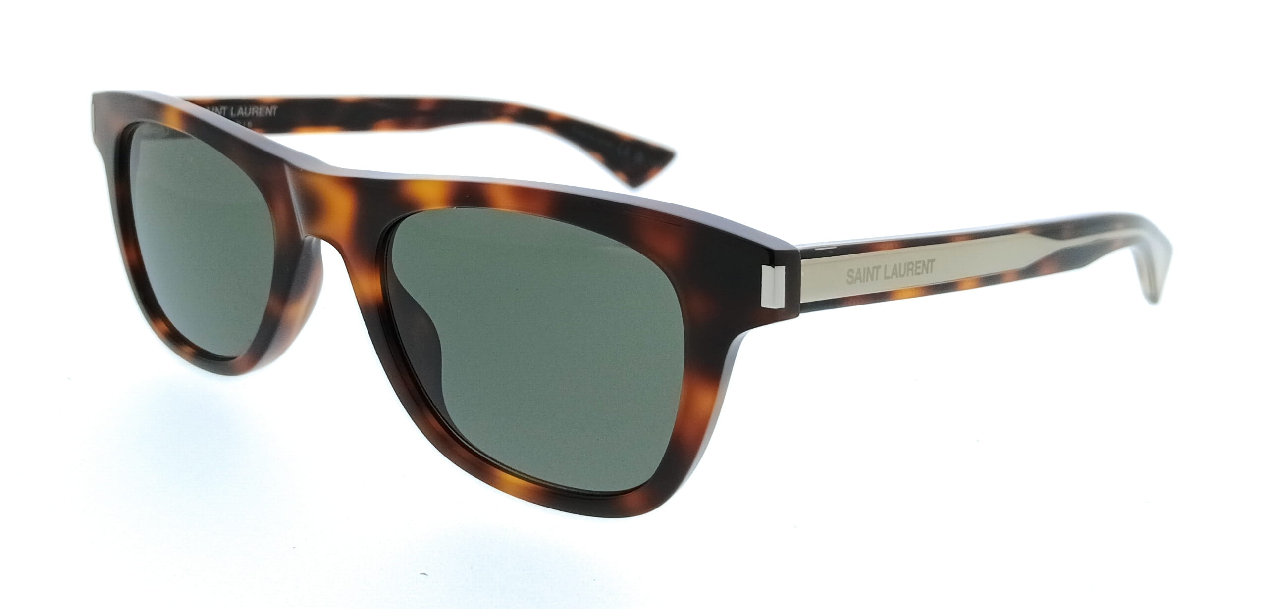 Saint Laurent SL 879-003 Havana Square Womens Sunglasses