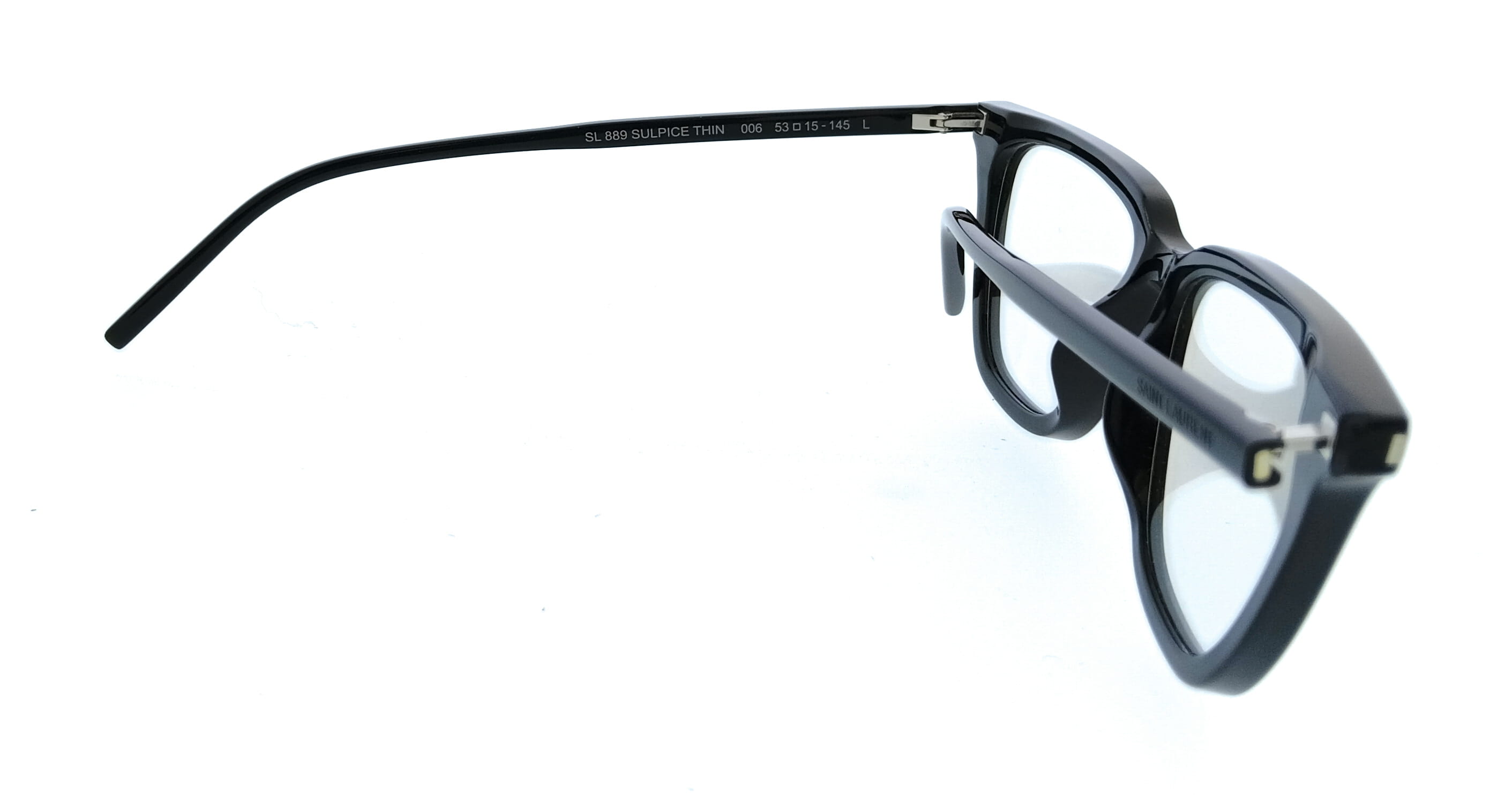 Saint Laurent SL 889 SULPICE THIN-006 Transparent Cat Eye Womens Sunglasses