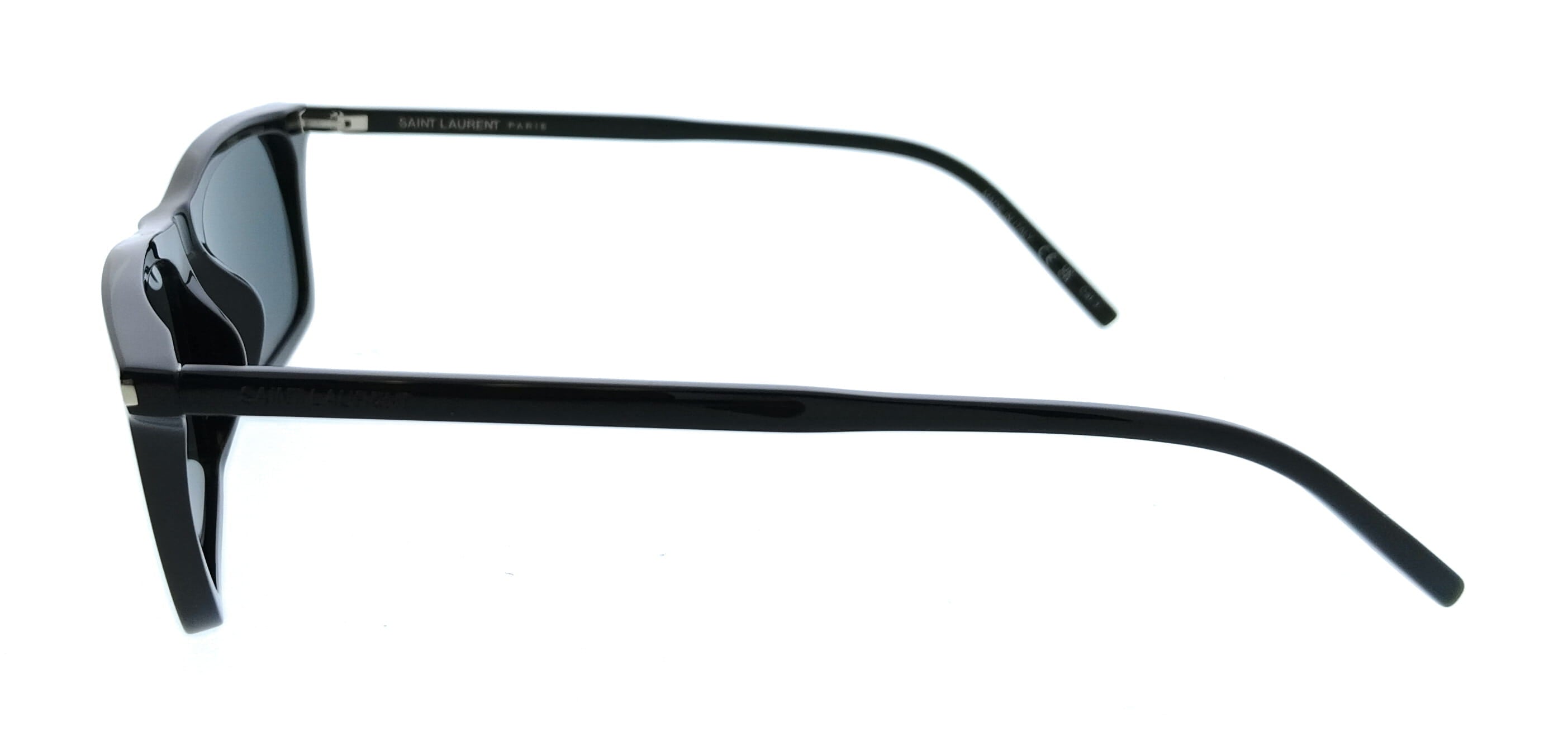 Saint Laurent SL 890 BETTY THIN-001 Black Rectangle Womens Sunglasses
