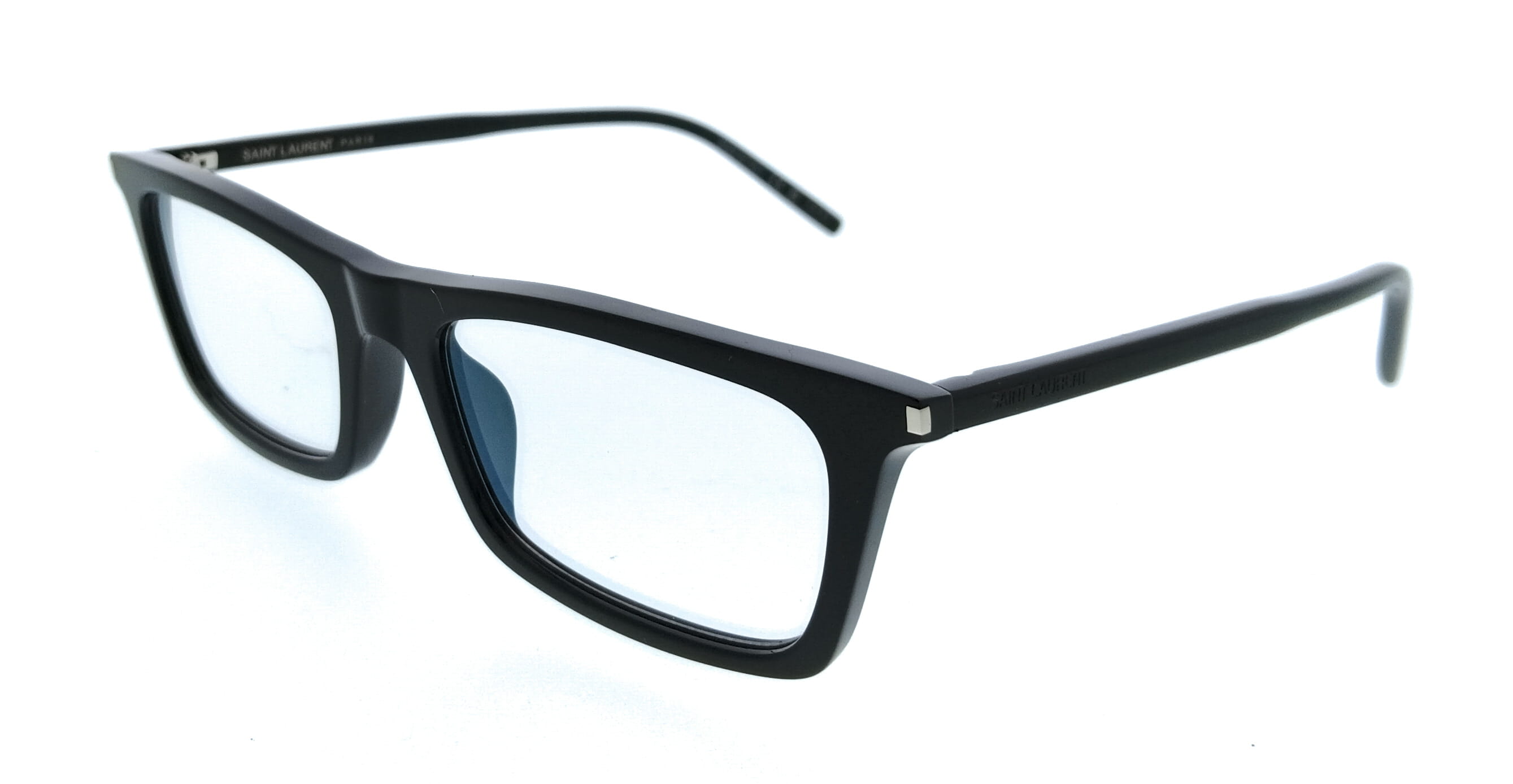 Saint Laurent SL 890 BETTY THIN-006 Transparent Rectangle Womens Sunglasses