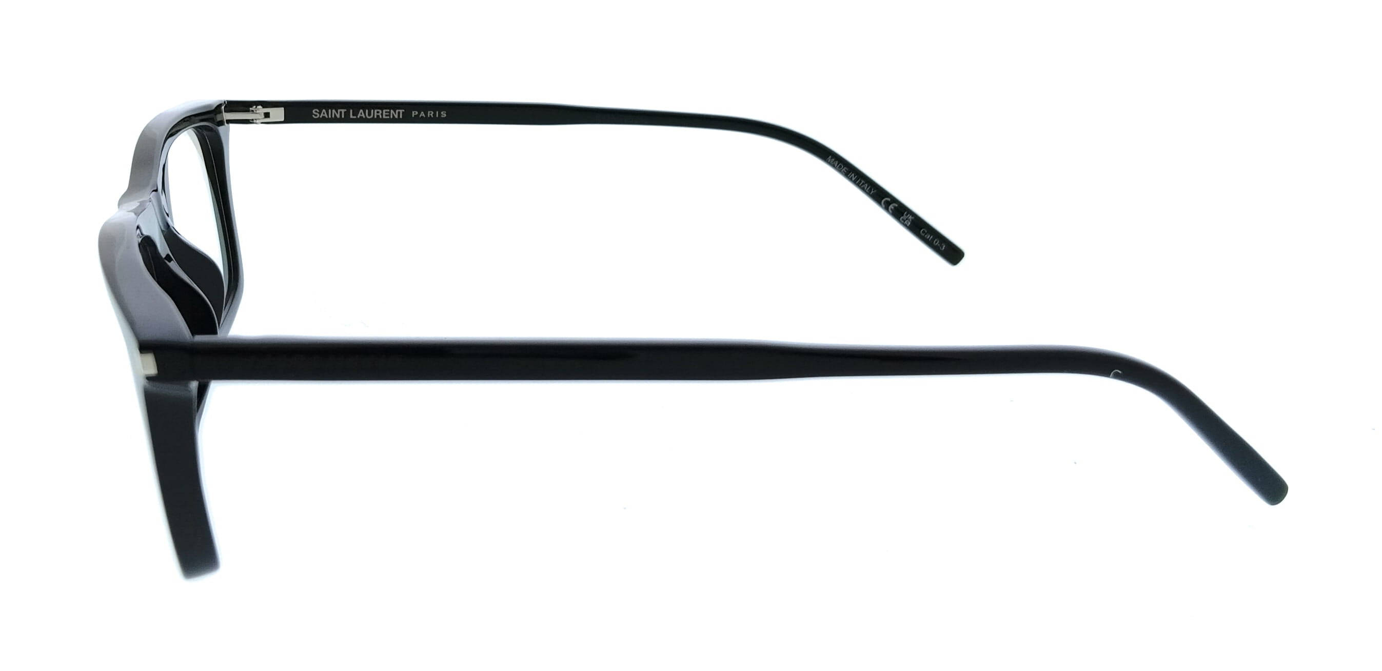 Saint Laurent SL 890 BETTY THIN-006 Transparent Rectangle Womens Sunglasses