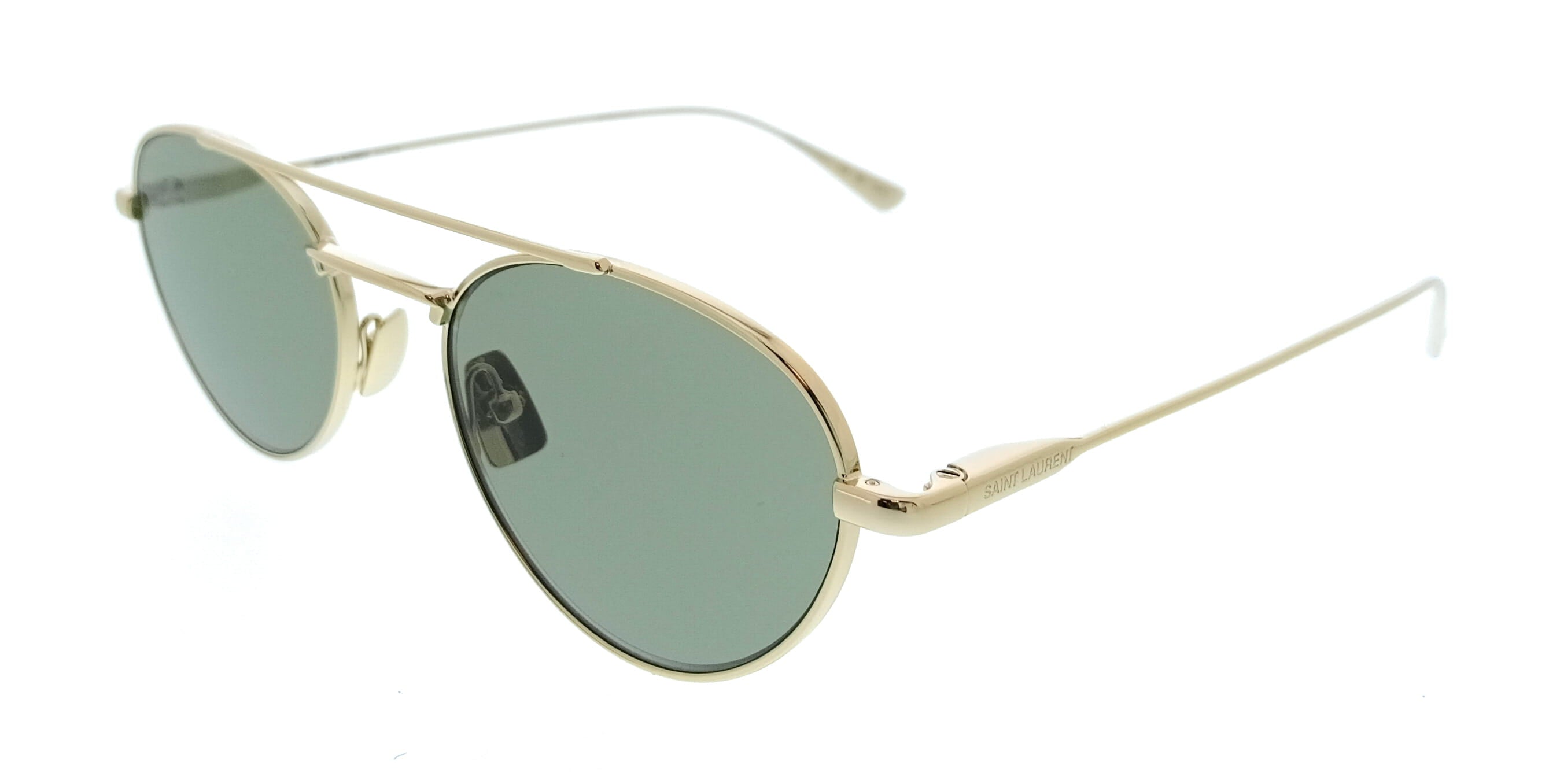 Saint Laurent SL 97-004 Gold Aviator Womens Sunglasses