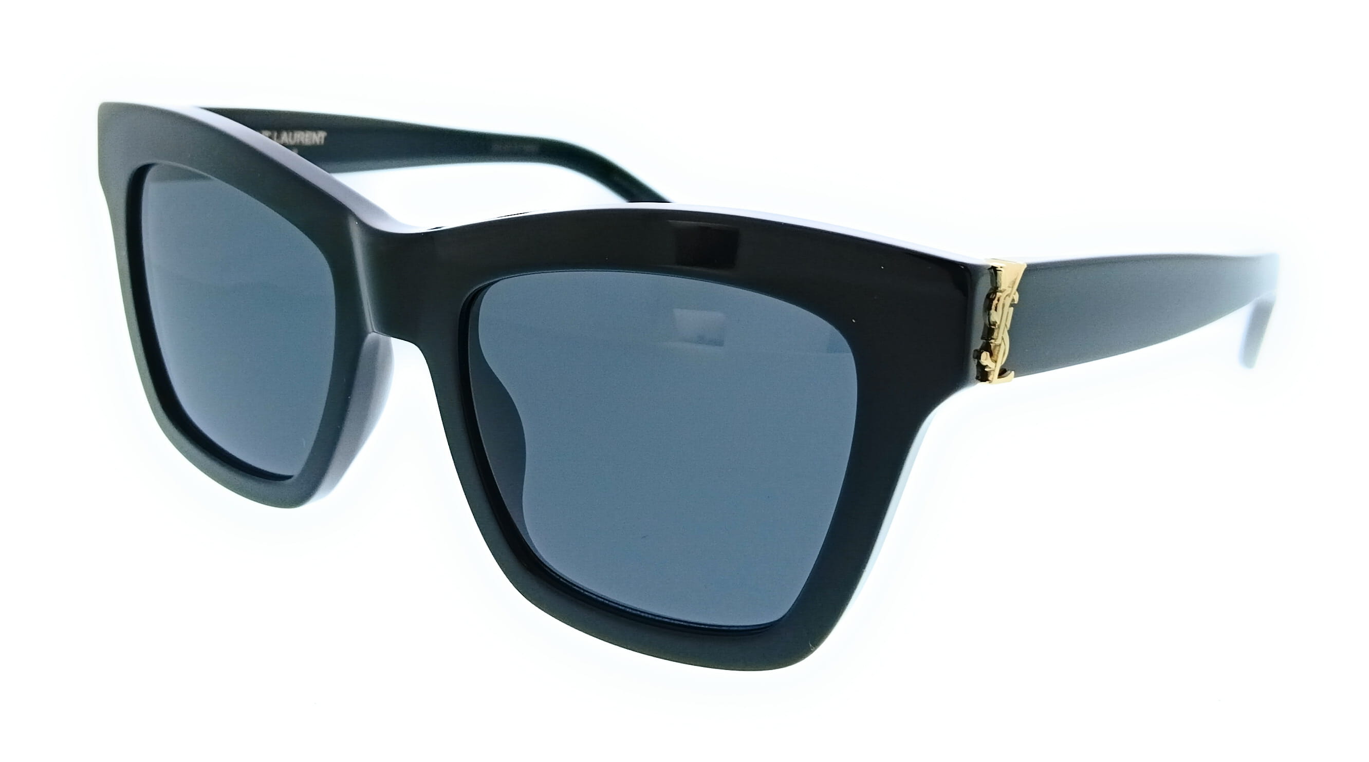 Saint Laurent SL M156-001 Black Square Womens Sunglasses