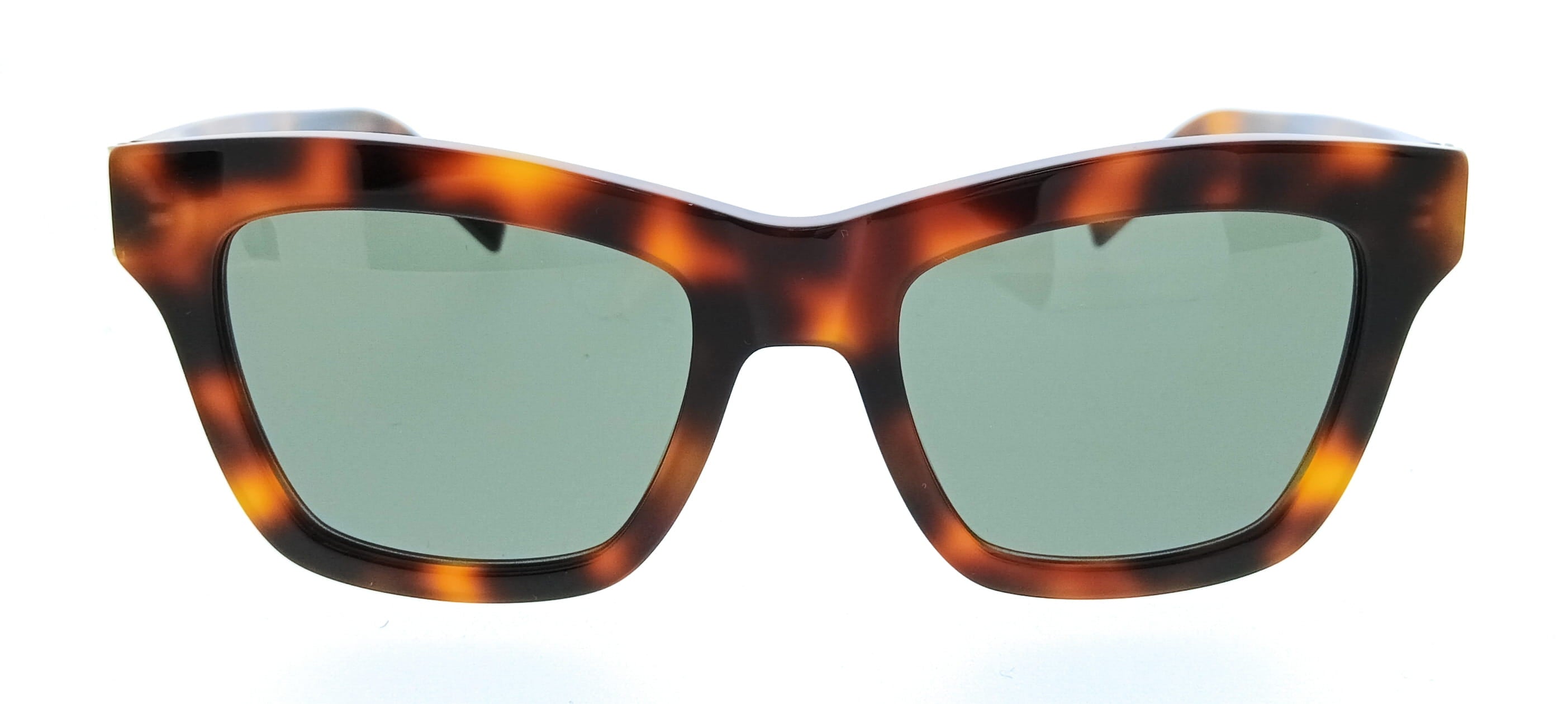 Saint Laurent SL M156-001 Havana Square Womens Sunglasses