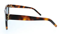 Saint Laurent SL M156-001 Havana Square Womens Sunglasses