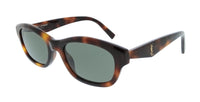 Saint Laurent SL M172-003 Havana Rectangle Womens Sunglasses