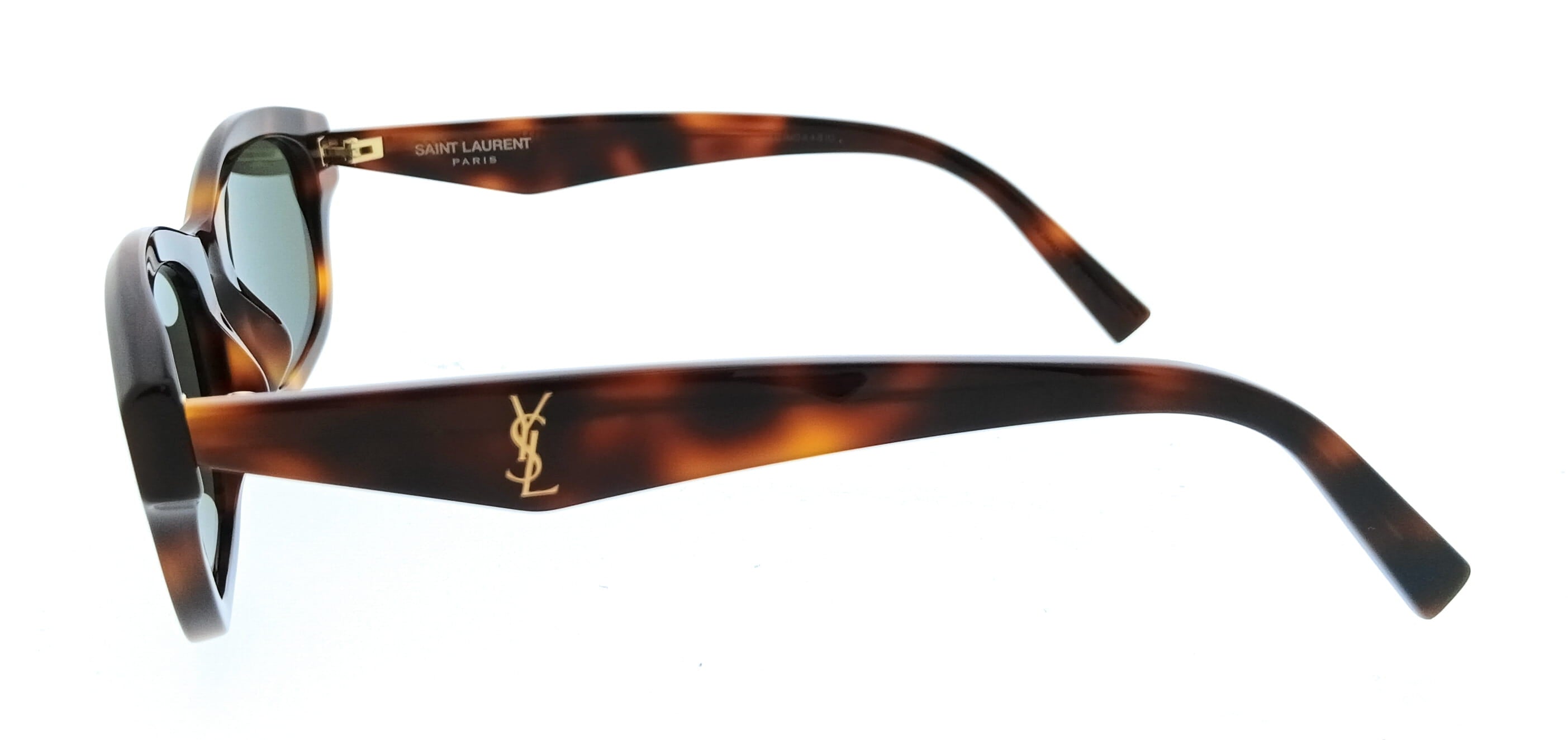 Saint Laurent SL M172-003 Havana Rectangle Womens Sunglasses