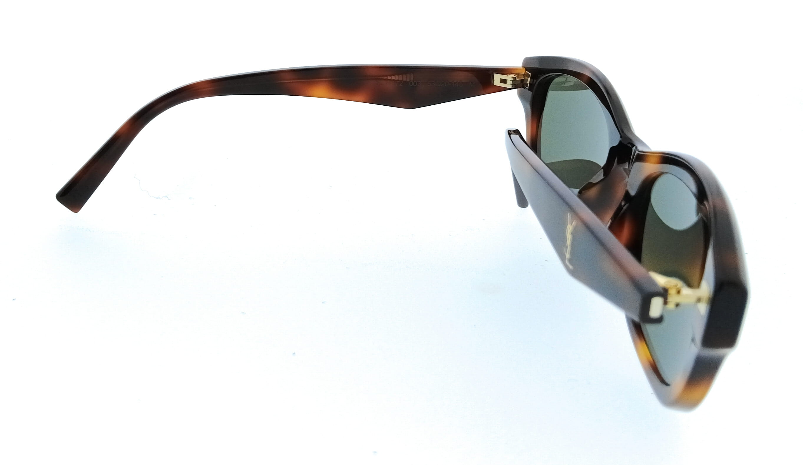 Saint Laurent SL M172-003 Havana Rectangle Womens Sunglasses