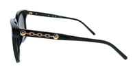ESCADA ESE61 981 Ladies Black Square Chain Link Sunglasses