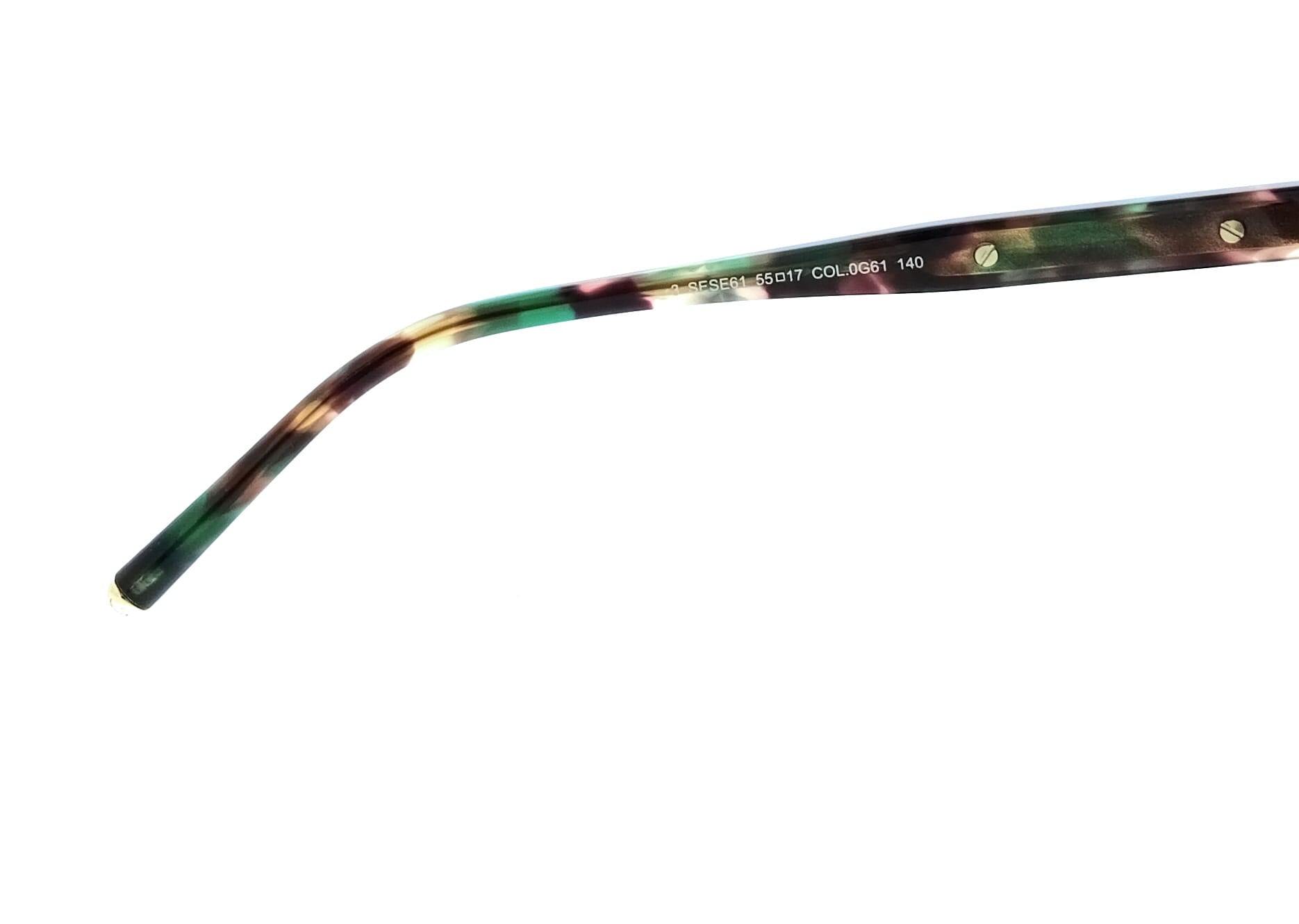 ESCADA ESE61 981 Ladies Crystal Olive Square Chain Link Sunglasses