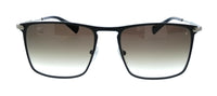 John Varvatos JV567 0BLA Mens Black Square Sunglasses