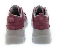 Versace Jeans Couture Women's Pink Chunky-Sole Lace-Up Sneakers-