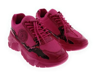 Versace Jeans Couture Women's Fuchsia Chunky Lace-Up Sneakers-