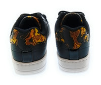 Versace Jeans Couture Women's Black Baroque Print Low-Top Lace-Up Sneakers-