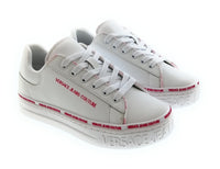 Versace Jeans Couture Women's White Logo Platform Lace-Up Sneakers-