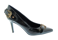Versace Jeans Couture Women's Black Pointed-Toe Stiletto Pumps-
