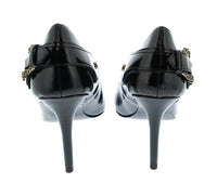 Versace Jeans Couture Women's Black Pointed-Toe Stiletto Pumps-