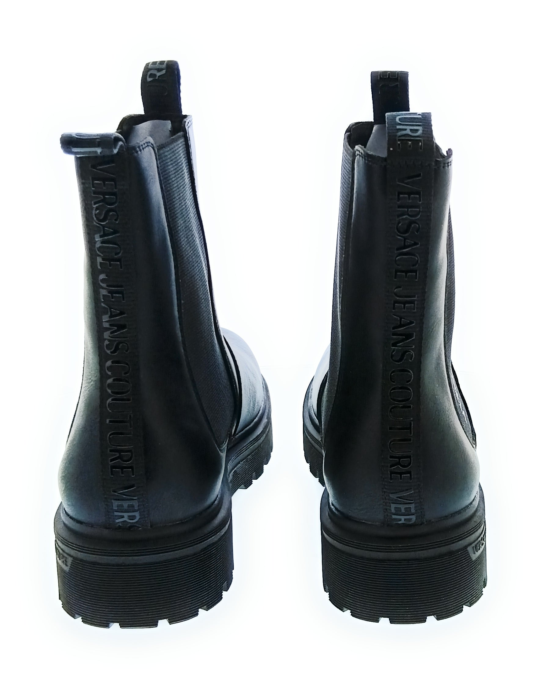 Versace Jeans Couture Versace Jeans Couture Black Mens Pull On Ankle Boots-