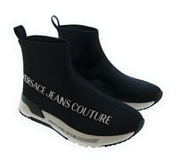 Versace Jeans Couture Versace Jeans Couture Black Mens Neopren Ankle Sneakers-