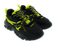 Versace Jeans Couture Versace Jeans Couture Black/Yellow Mens Fashion Athletic Sneakers-