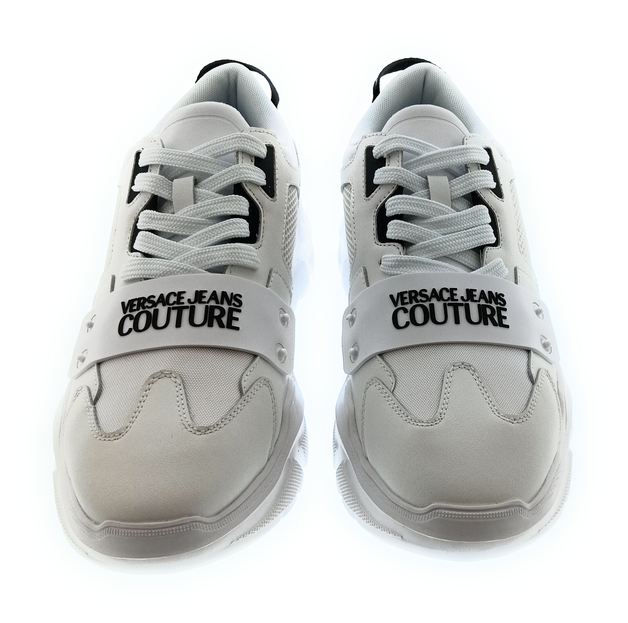 Versace Jeans Couture Versace Jeans Couture White Mens Chunky Signature Sneakers-