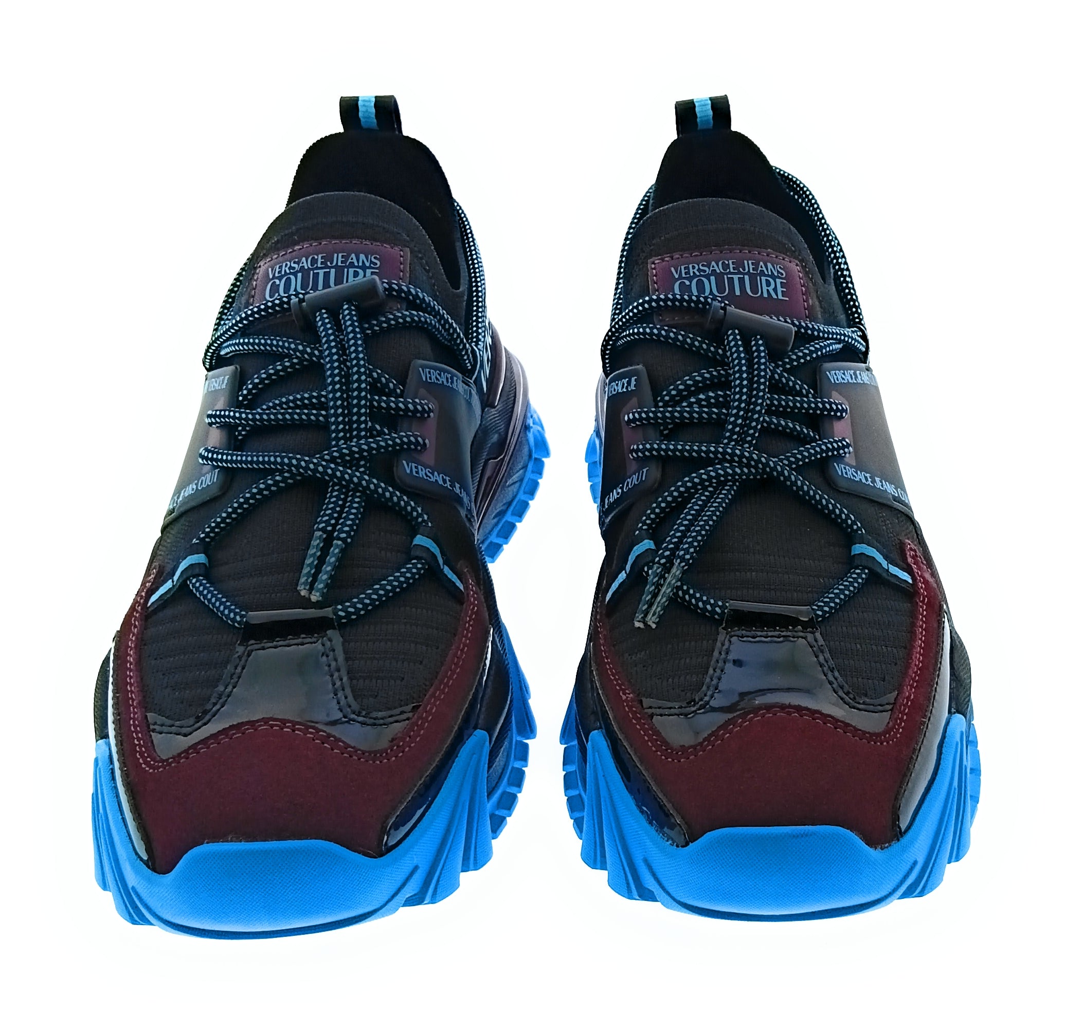 Versace Jeans Couture Versace Jeans Couture Black/Blue Mens Fashion Athletic Sneakers-