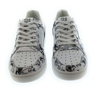 Versace Jeans Couture Versace Jeans Couture White/Grey Mens Baroque Court Sneakers-