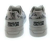 Versace Jeans Couture Versace Jeans Couture White/Grey Mens Baroque Court Sneakers-