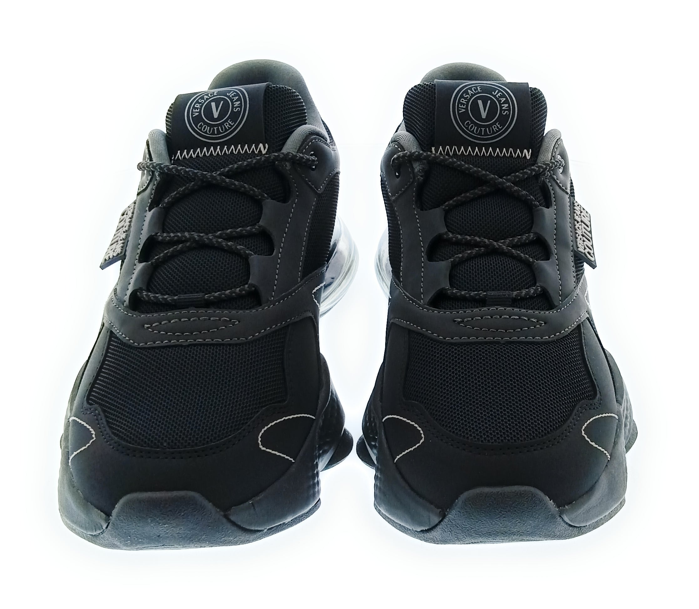 Versace Jeans Couture Versace Jeans Couture Black Mens Chunky Fashion Sneakers-