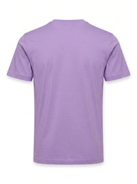 Versace Jeans Couture Versace Jeans Couture Lilac T-Shirt – Classic Signature  Logo-