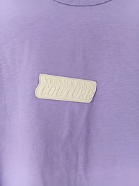 Versace Jeans Couture Versace Jeans Couture Lilac T-Shirt – Classic Signature  Logo-