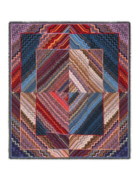 Missoni Missoni Multicolor Classic Oversized Square Wool Blend Scarf