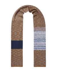 Missoni Missoni Mustard  Classic Pattern Cotton Scarf