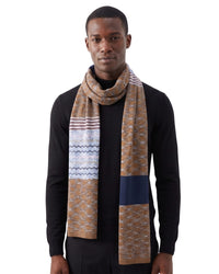 Missoni Missoni Mustard  Classic Pattern Cotton Scarf