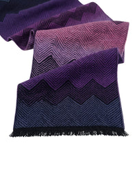 Missoni Missoni Purple Classic Chevron  WoolScarf