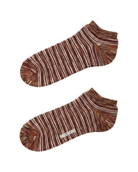 Missoni Missoni Terracota Mens Melange Knit Ankle Socks-