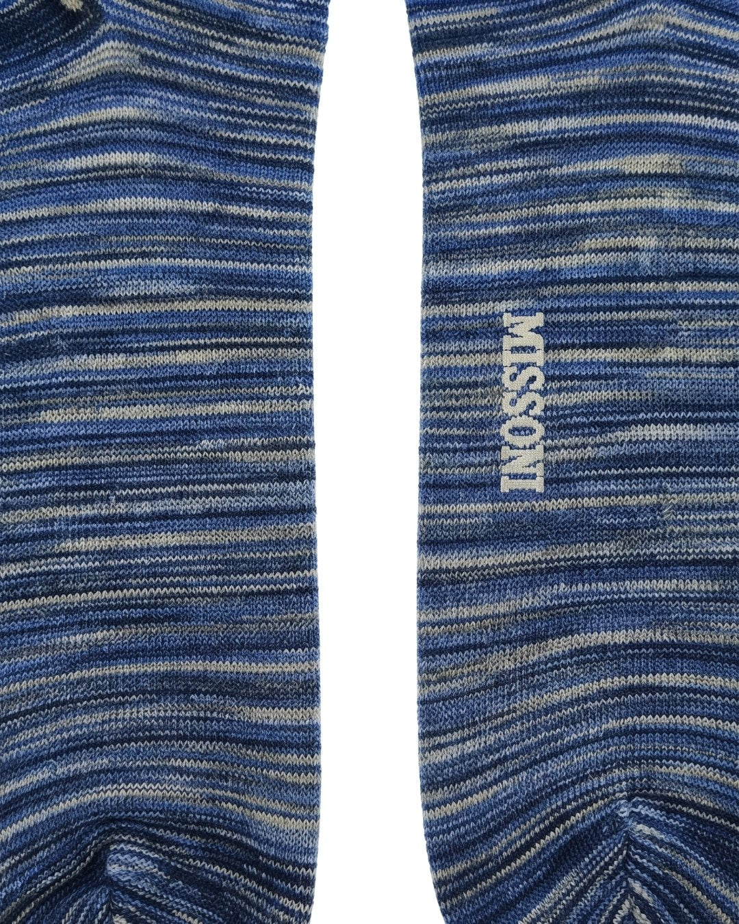 Missoni Missoni Blue  Mens Melange Knit Ankle Socks-