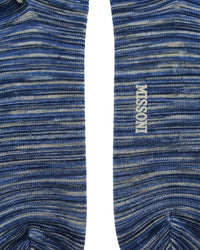 Missoni Missoni Blue  Mens Melange Knit Ankle Socks-